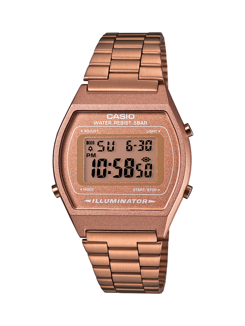 CASIO VINTAGE B640WC-5AD ROSE GOLD COLLECTION WATCH
