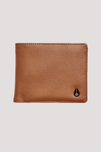 Load image into Gallery viewer, Nixon Pass Vegan Leather Coin Wallet Saddle
