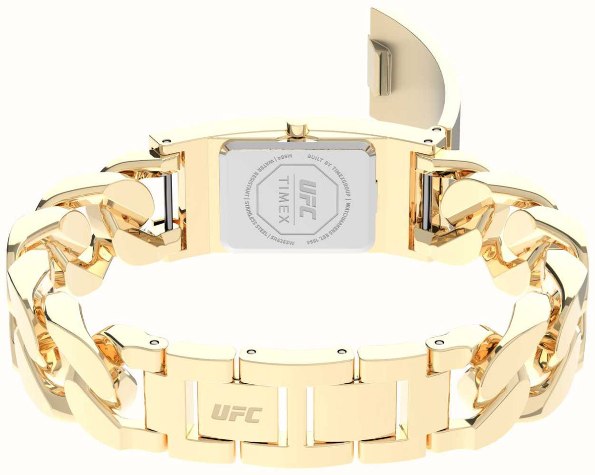 Timex x UFC Championship ID Bracelet Watch GOLD TW2V55500