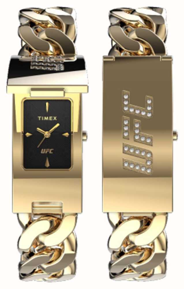 Timex x UFC Championship ID Bracelet Watch GOLD TW2V55500