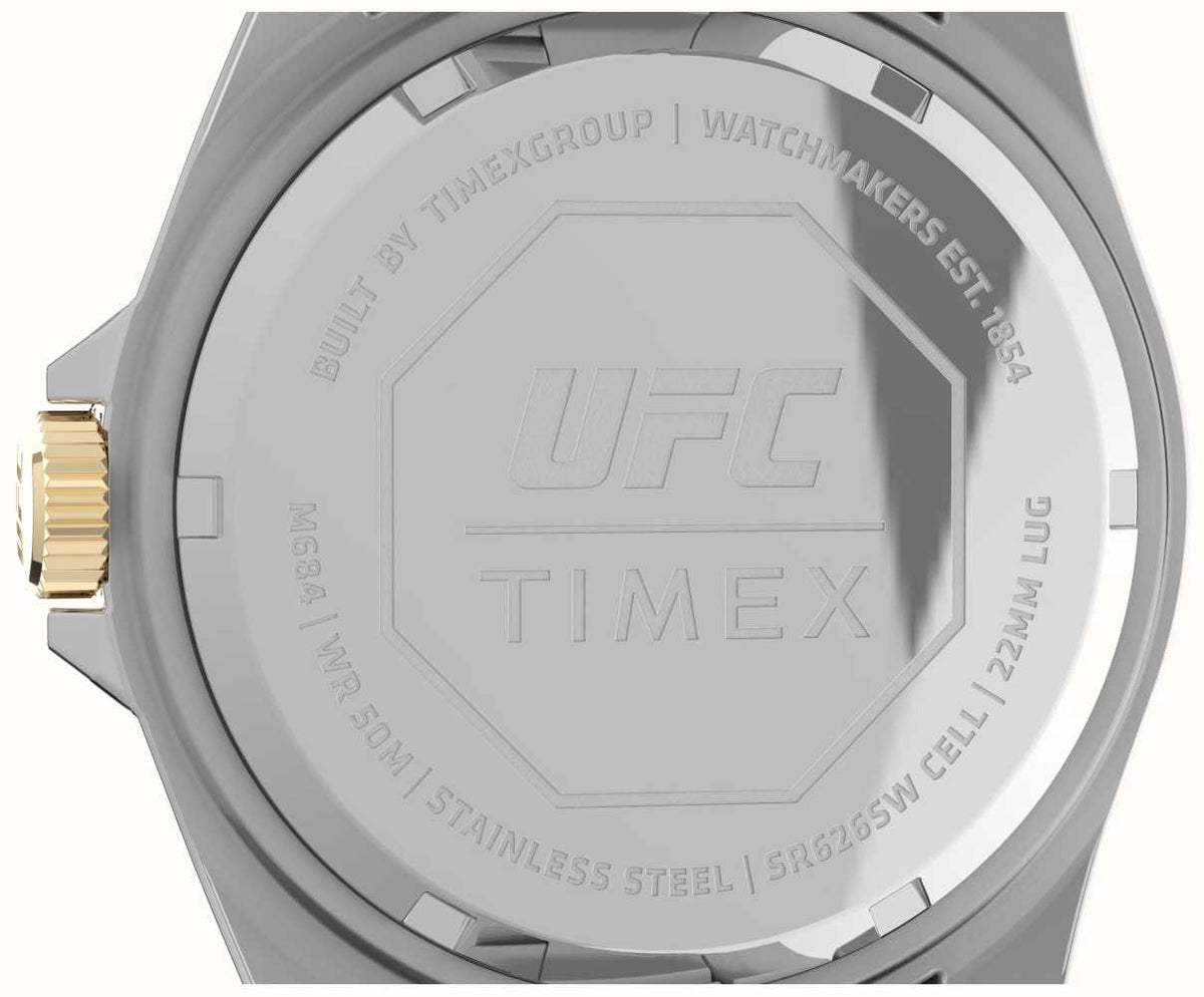 Timex x UFC Debut Black Dial / Two-Tone Stainless Steel