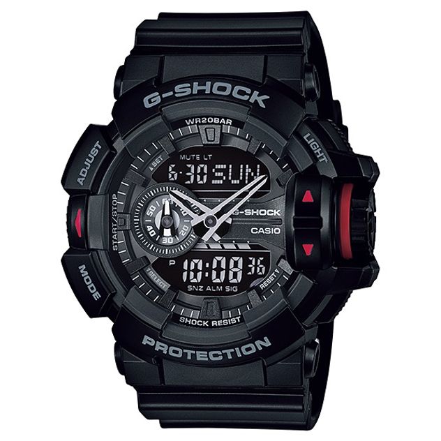 GA-400-1BDR G-Shock Analogue/Digital Black Rotary Switch Series Watch